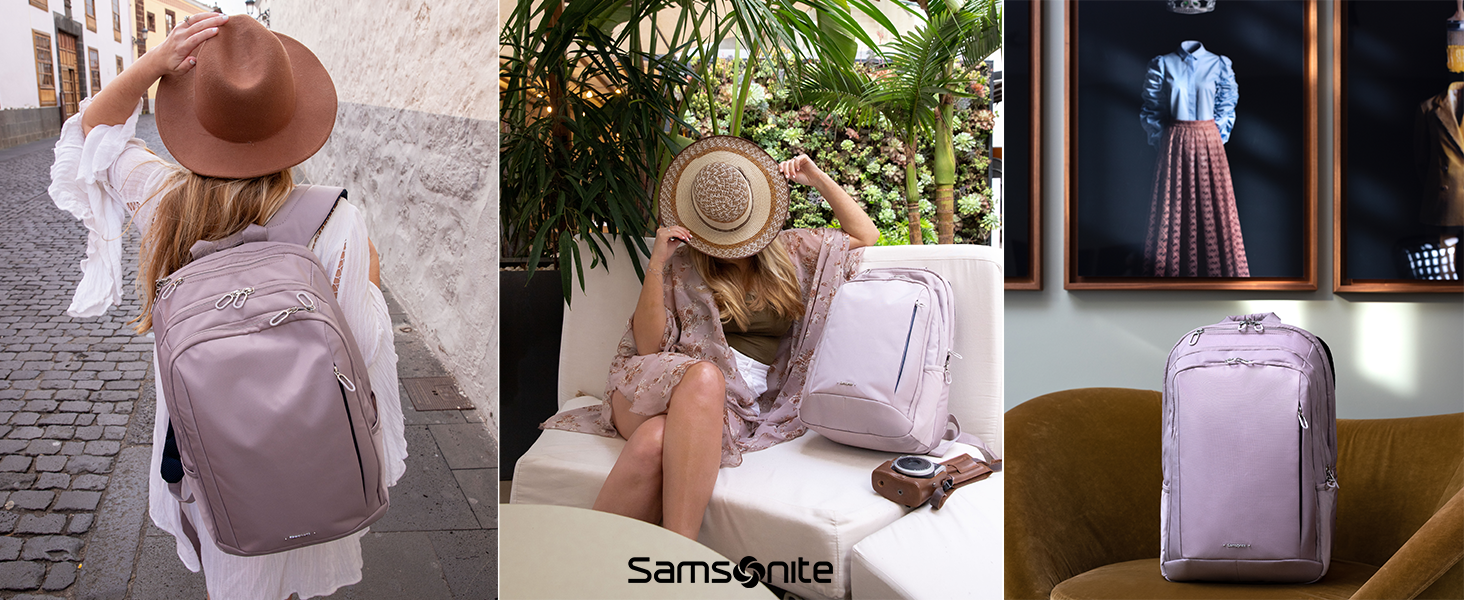 Жіночі рюкзаки для ноутбука Samsonite Guardit Classy () Рюкзак для ноутбука 14,1 дюйма (40 см - 17,5 л) Синій (Midnight Blue)