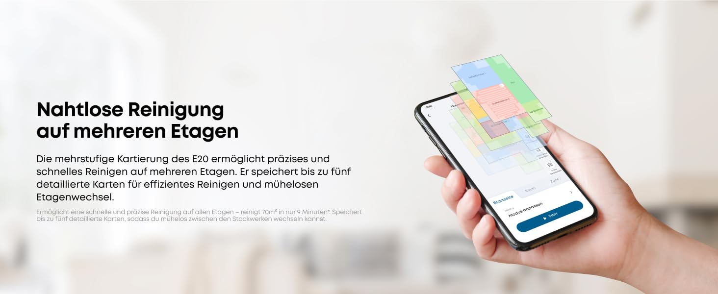 Робот-пилосос eufy HydroJet з функцією миття, 20000Pa, Turbo-сила всмоктування, щітки DuroSpiral, CornerRover для кутів, станція All-in-One, для тварин та дітей (E20)