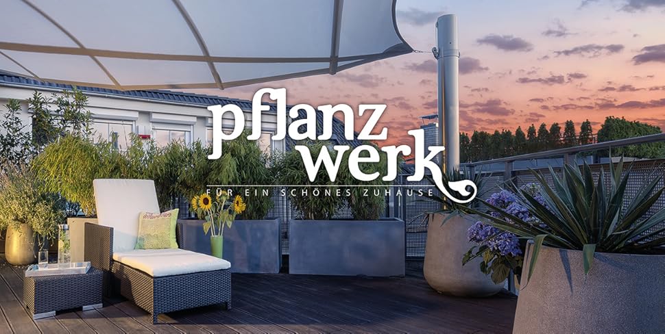 Планцверк® Вазон для рослин з фібергласу конічної форми Rost 70x33x33см - морозостійкий, преміум-якість, з ефектом лотоса