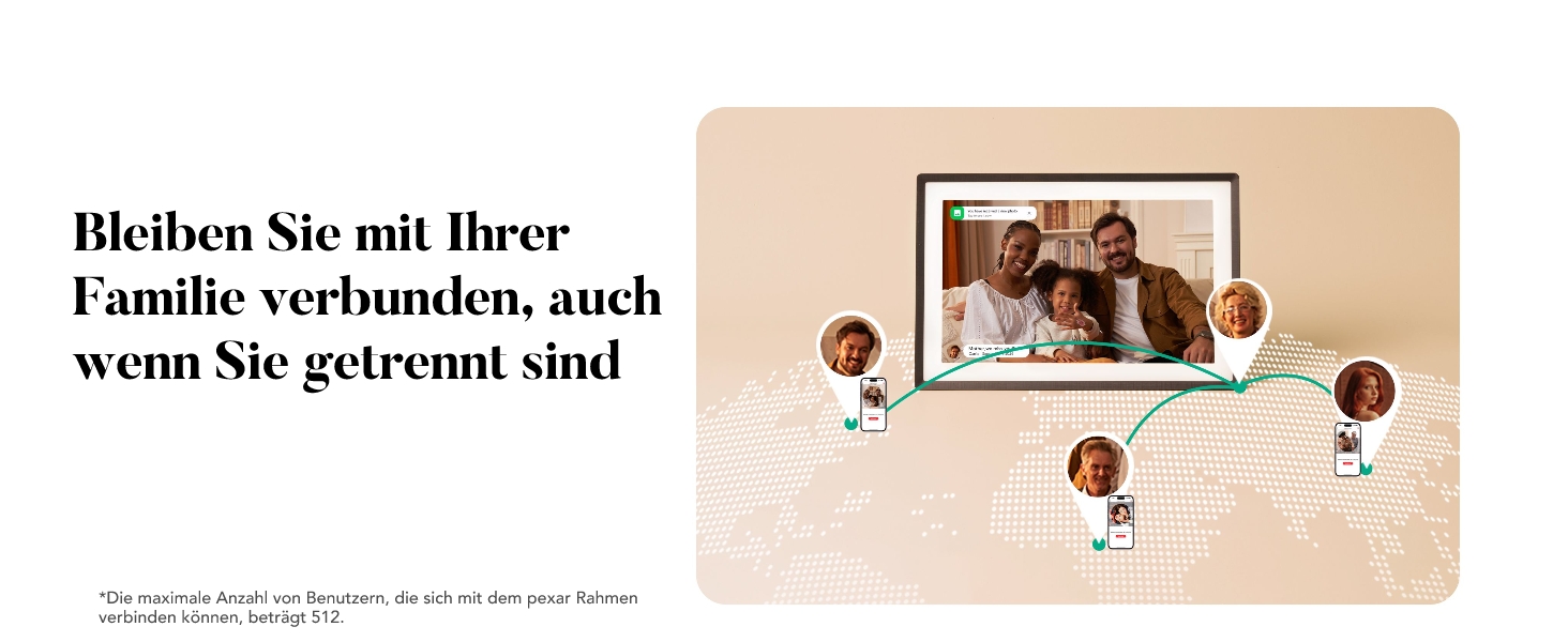 Цифрова фоторамка Lexar 10.1 дюйма IPS Touch Screen, Wi-Fi, 32 ГБ, підтримка Frameo, антибліковий екран, чорна