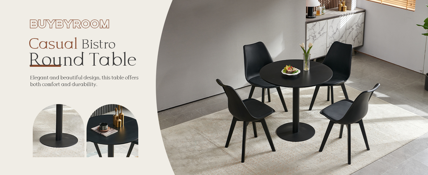 Круглий обідній стіл для кухні, вітальні, балкону. Білий, 70x70 см.