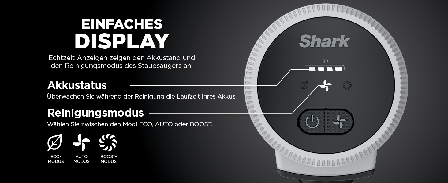 Пылесос Shark Clean & Empty с док-станцией для самоочистки, до 40 мин. работы, беспроводной, для шерсти животных, ковров и твердых полов, с LED-подсветкой, тихий, белый/синий, BU3521EU