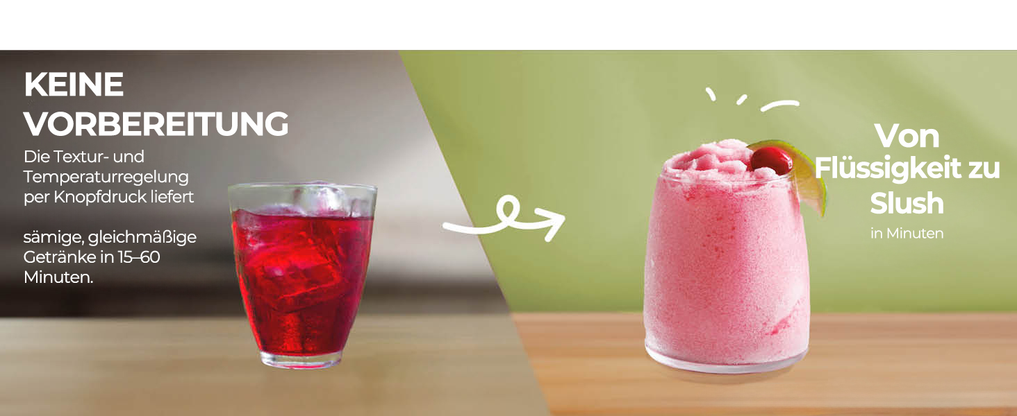 Машина для приготування сляш та коктейлів 2L, 5-в-1, Quickfreeze Technology, для дому