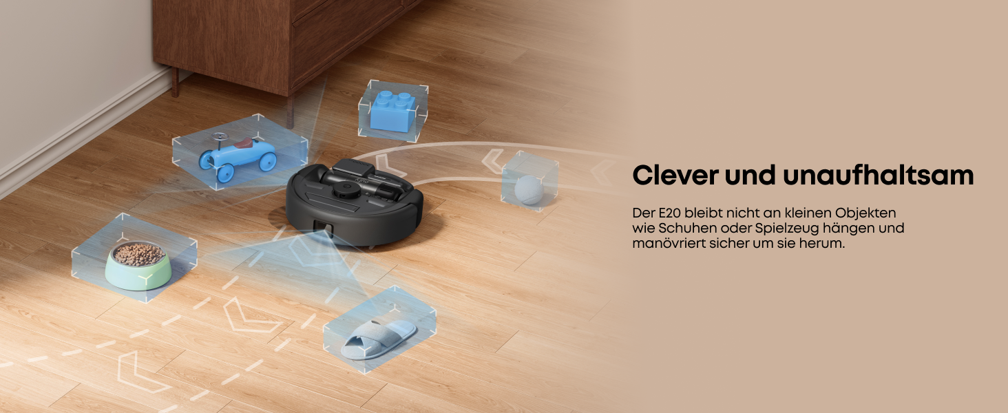 Робот-пилосос eufy HydroJet з функцією миття, 20000Pa, Turbo-сила всмоктування, щітки DuroSpiral, CornerRover для кутів, станція All-in-One, для тварин та дітей (E20)