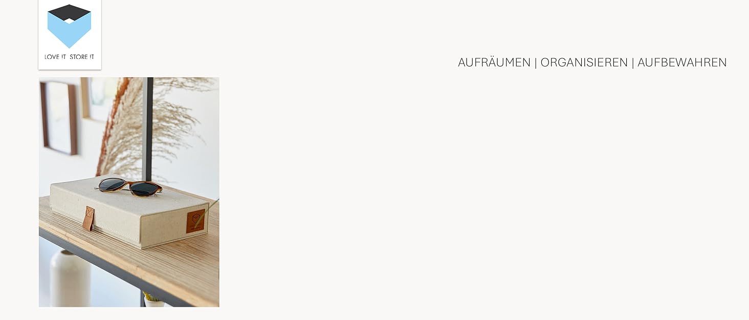 Преміум коробка для зберігання новорічних прикрас LOVE IT STORE IT - тканинна коробка з 30 відділеннями, знімний піднос, сіра, 58x36x25 см