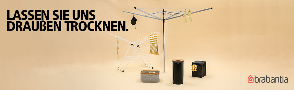 Ротаційна сушарка для білизни Brabantia Topspinner 50м, срібляста, з металевим анкером для кріплення в ґрунт