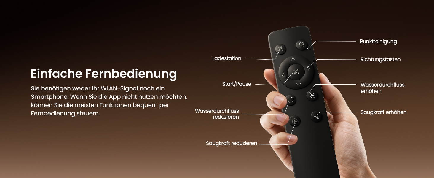 Робот-пилосос Proscenic Q20Plus з функцією миття, 10000Pa, 200хв, бездротовий, самостійна очистка, 3-в-1 для тварин, килимів, твердих поверхонь, чорний