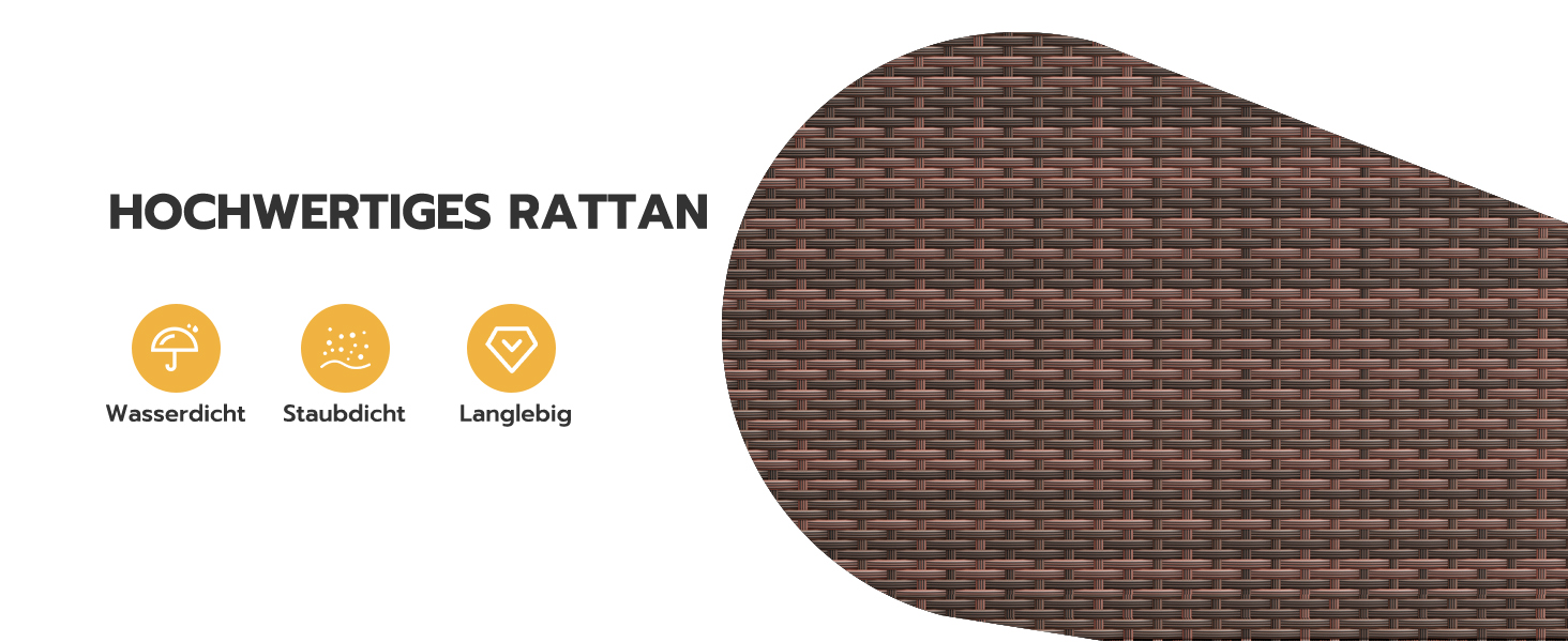 Водонепроникний ящик для зберігання Gartenbox з коліщатками 310л, коричневий 138x61 см для саду та балкону