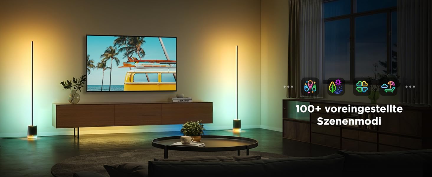 Розумна торшерна лампа Govee Stehlampe 3 з технологією LuminBlend+, RGBWWIC, яскравість 2100лм