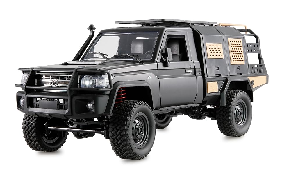 Радіокерований позашляховик Amewi Toyota Land Cruiser Crawler 4WD 1:12 RTR, чорний