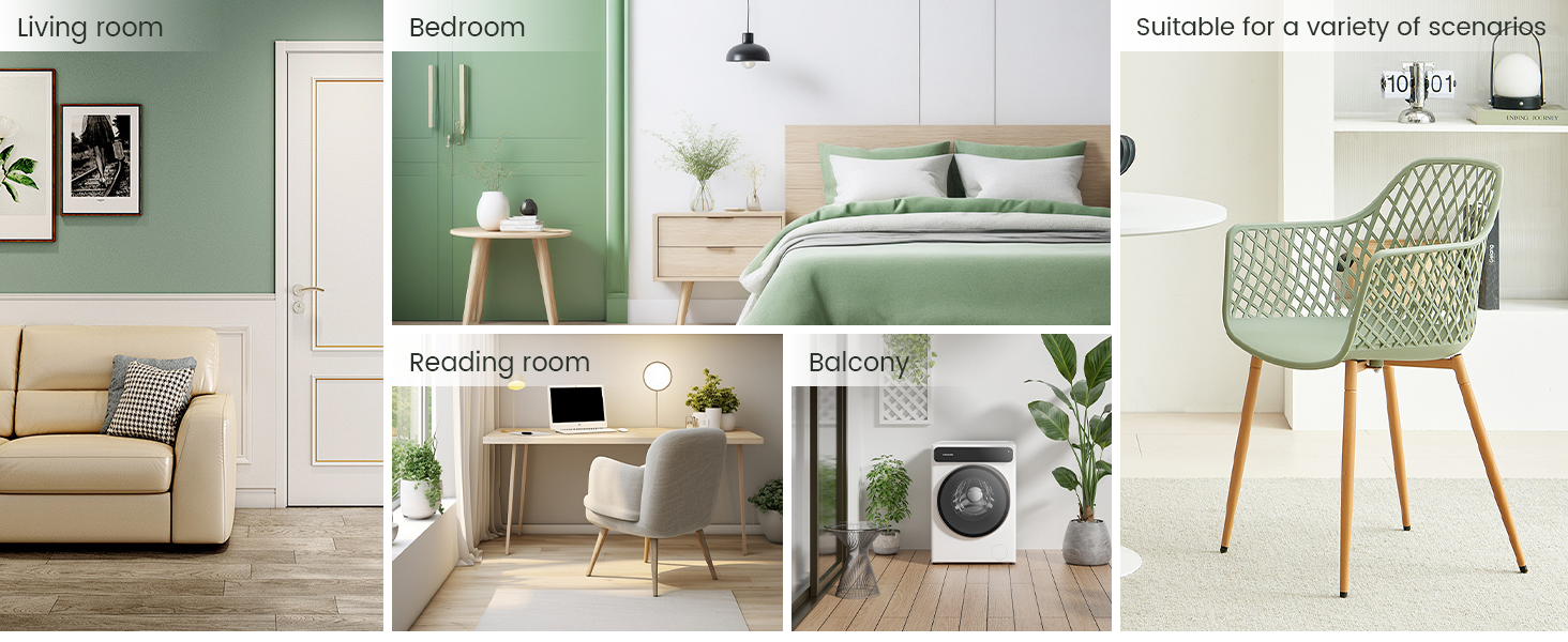 Набір садово-розслаблюючих крісел 4 шт. для тераси, балкону та саду, 120 кг, сіро-зелений