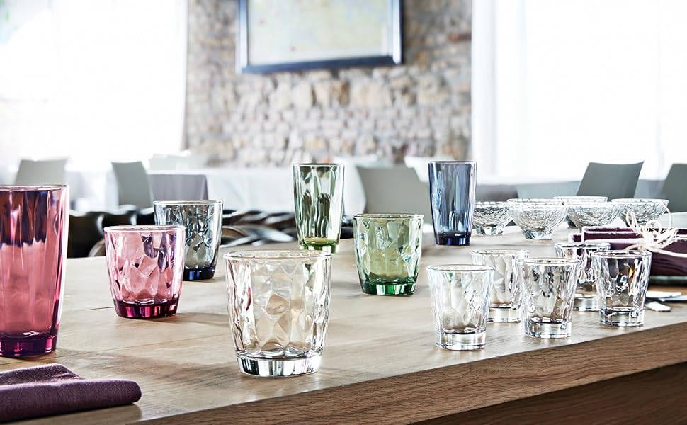 Бокали для лонгдрінку Bormioli Rocco Diamond Ocean Blue 470 мл, 6 шт. блакитні скляні