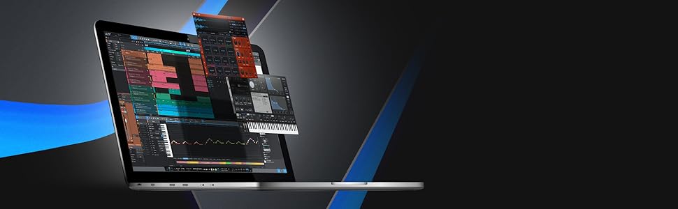 PreSonus AudioBox 96: USB аудіоінтерфейс для запису, стрімінгу та подкастингу + Studio One Artist, Ableton Live Lite (чорний)