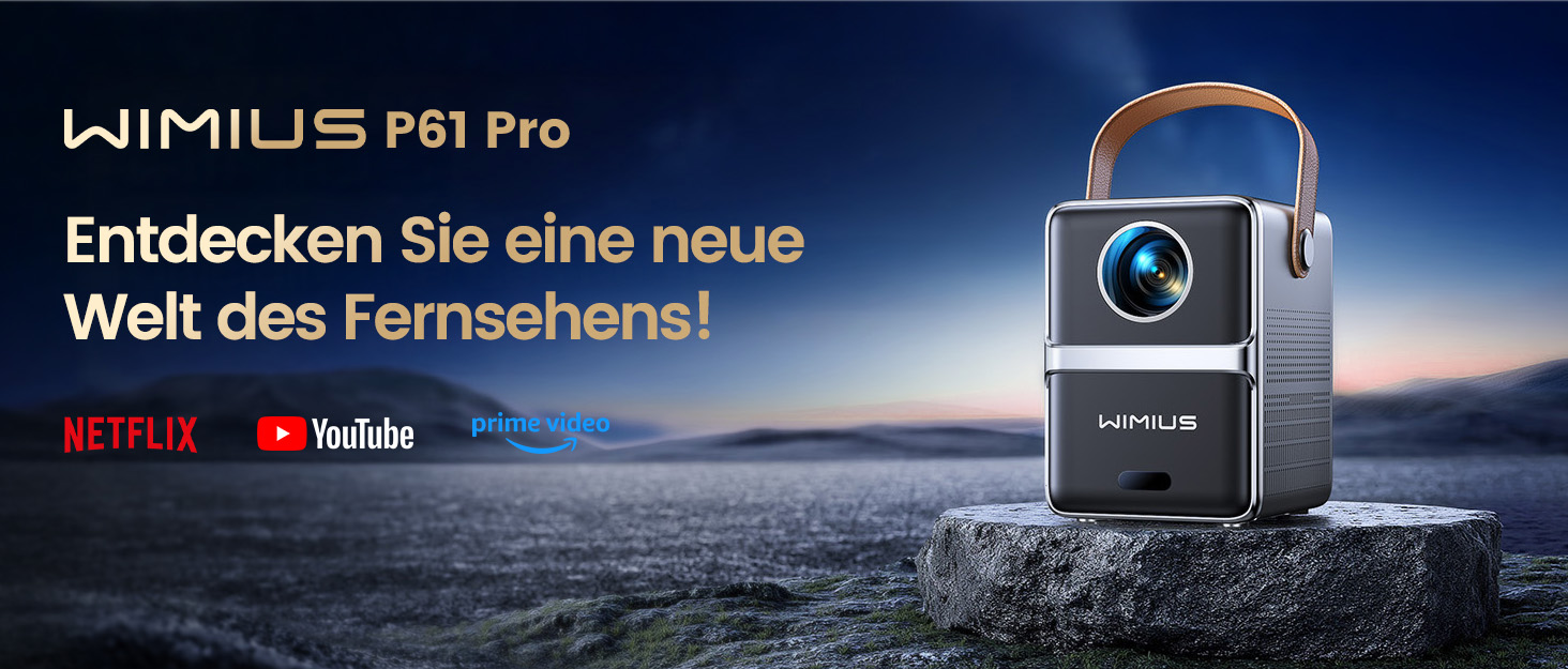 Проектор Mini Beamer 4K Smart з WiFi6, Bluetooth, Dolby Audio, підтримкою Netflix, автофокусом та вертикальною корекцією, сірий