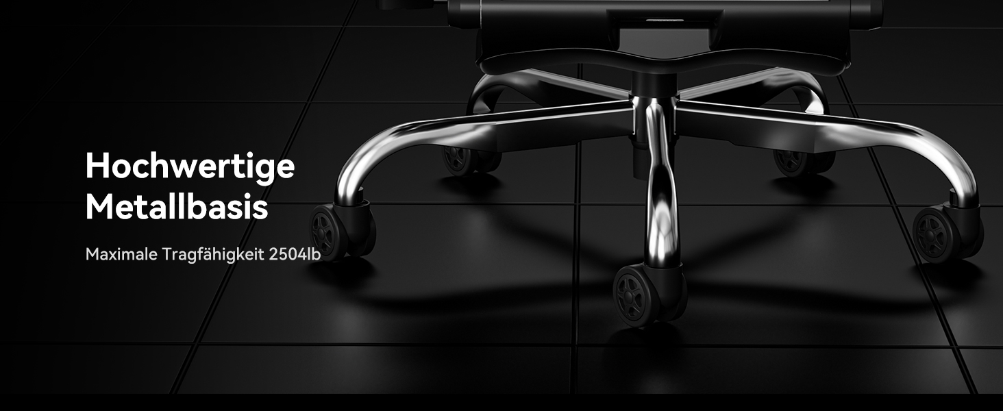 Ігровий крісло AutoFull C3: ергономічне, з 2D підлокітниками, підставкою для ніг, подушками для голови та попереку | Макс. вага 150 кг | Чорний зразок тканини