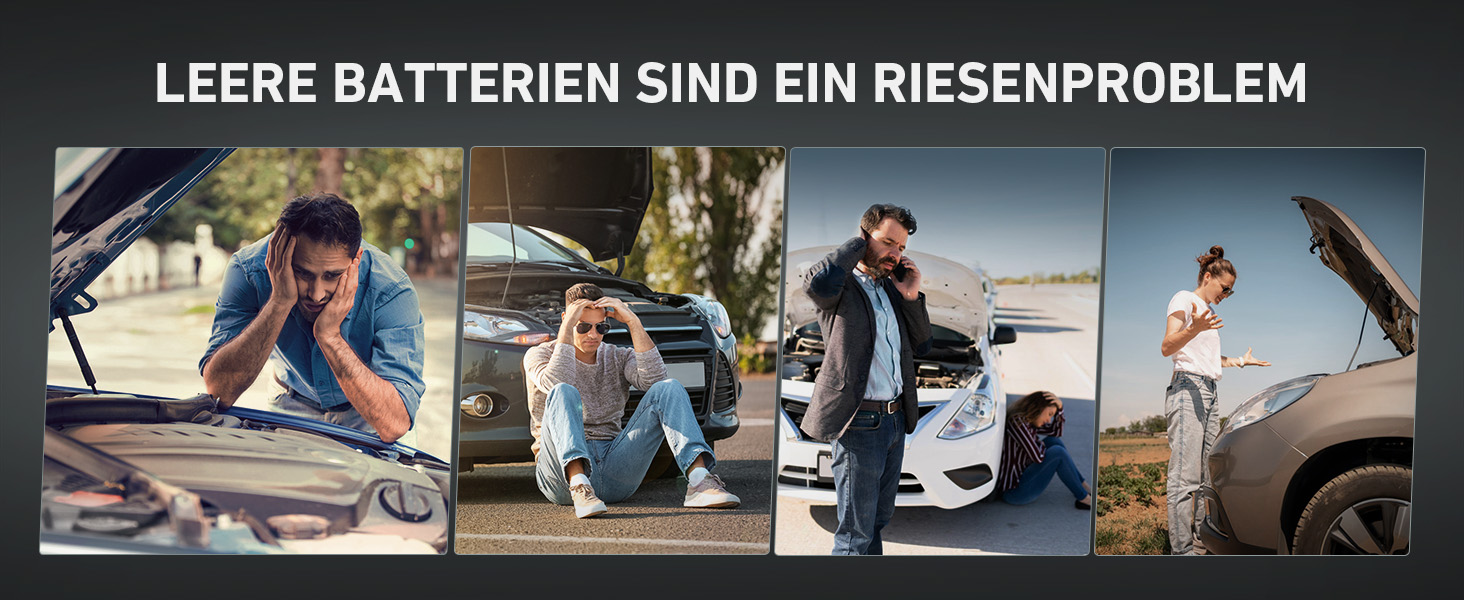 Powerbank Starthilfe AstroAI B8 для автомобіля: 1500A, 7.0L бензин/5.5L дизель, QC 3.0 USB, LED, 12V