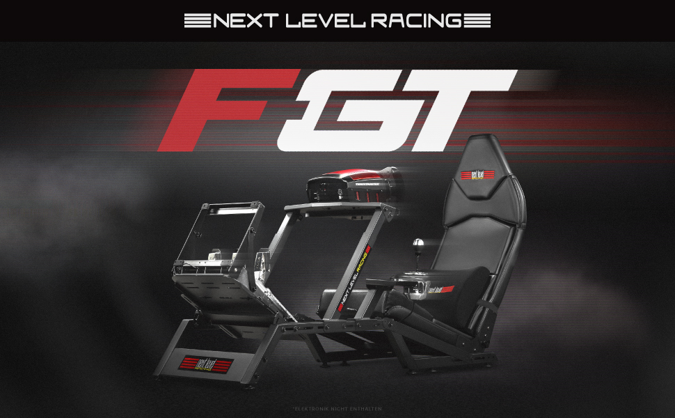 Симулятор гоночного кокпіту Next Level Racing F-GT для Formula та GT