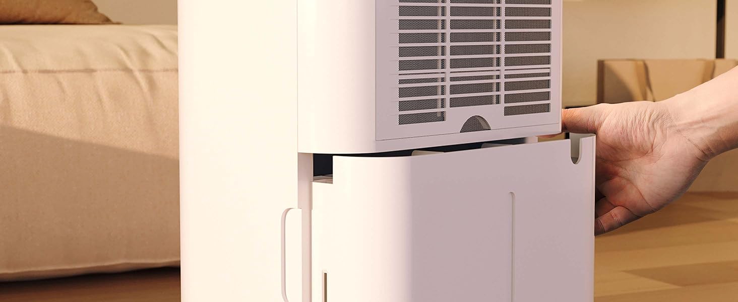 SUNTEC DryFix 20 – Електричний осушувач повітря для дому до 63 м² (20 л/день) 3-в-1: осушувач, очищувач повітря, сушарка для білизни