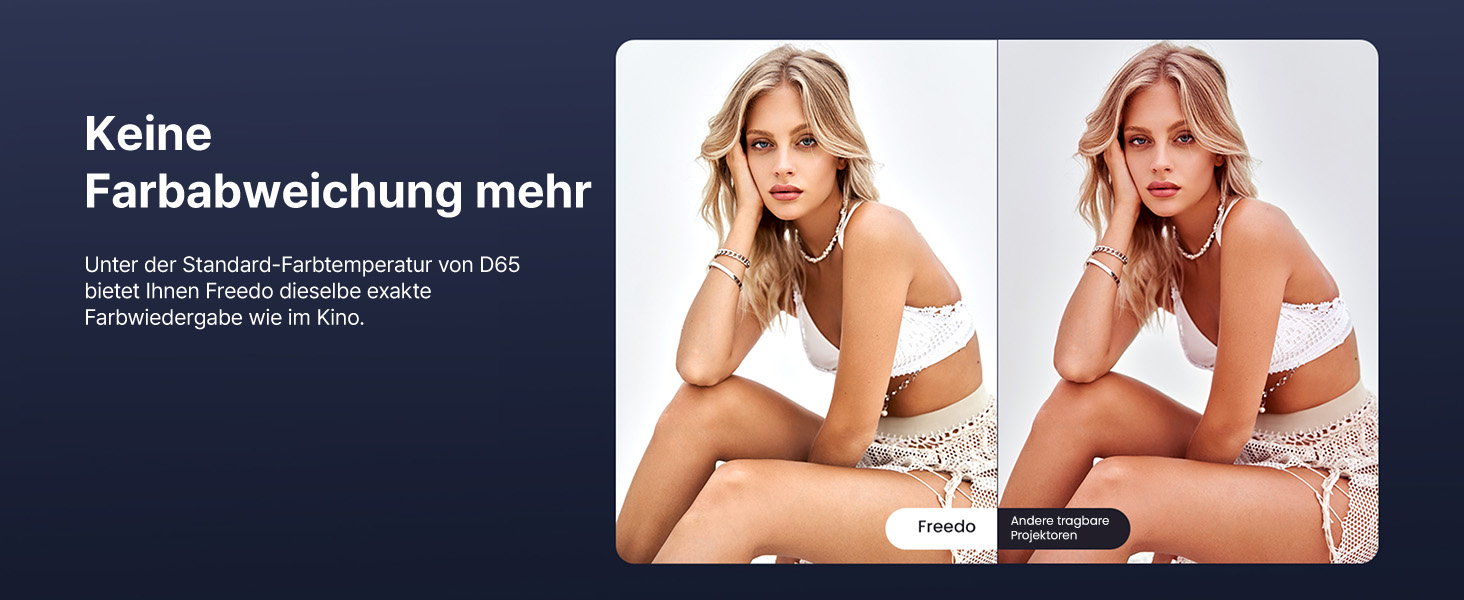 Портативний проєктор Dangbei Freedo з акумулятором, 450 ISO люмен, Google TV & Netflix, Dolby Audio, 1080P, HDR10, 165° нахил, Smart проєктор з WiFi & Bluetooth для дому та відпочинку на природі, 2,5 години роботи, з чохлом