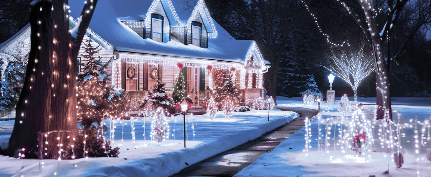 Льодогенератор 6 шт. Батарейки, 5M 50 LED, з таймером та пультом, 8 режимів, вологостійкий, теплий білий, для прикраси інтер'єру/екстер'єру, Різдва, саду, вечірки, весілля