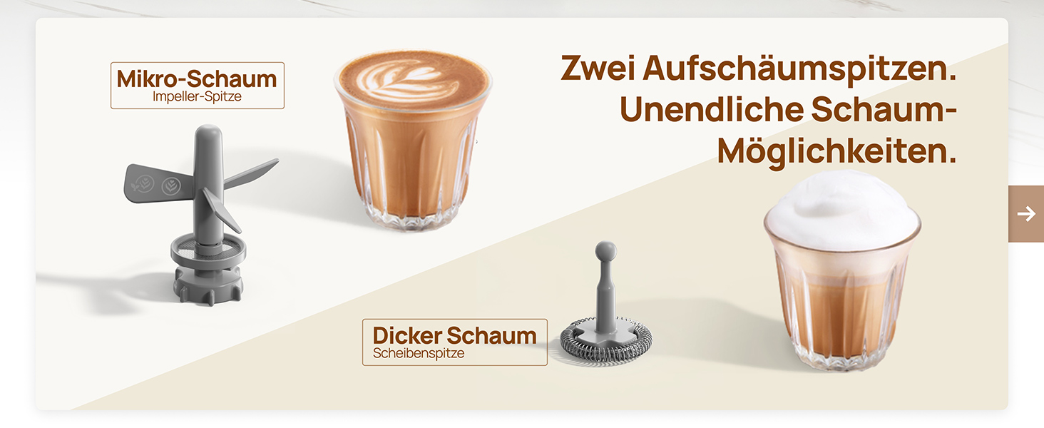Електричний спінювач молока Dreo 8-в-1 для лате-арт, 270 мл, з підігрівом, LED, сріблястий