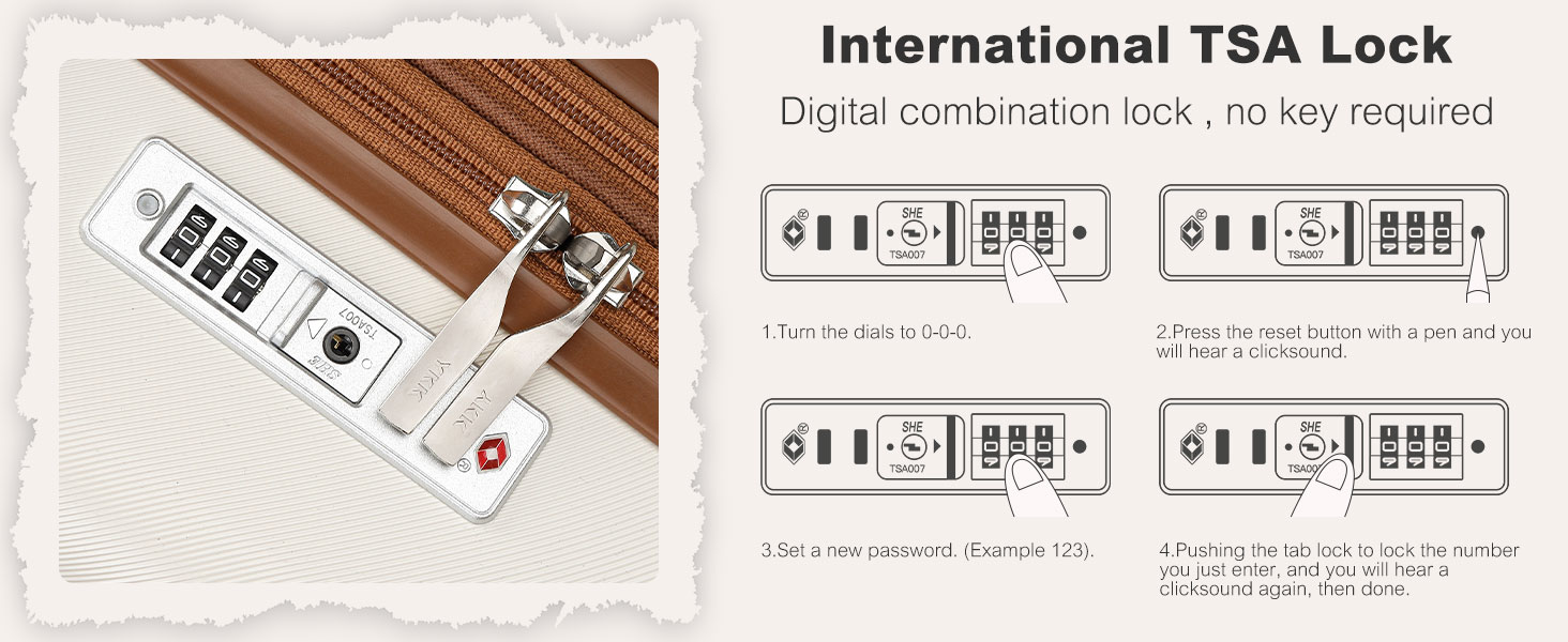 KONO Чемодан ручної поклажі на коліщатках, розширюваний, 55x39x20 см, з жорстким корпусом, 37 л, з TSA-замком, колір бежево-коричневий, розмір L (65 см)