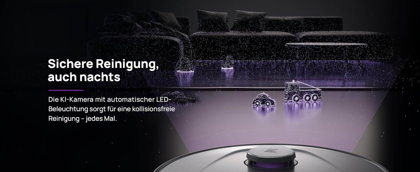 Робот-пилосос 3i P10 Ultra S з вологою ганчіркою, станція самостійного очищення, 18000 Па, для прибирання кутів, миття та сушіння, самостійне очищення та заправка, знімний моп, чорний