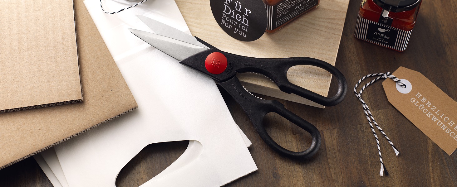 Ножиці ZWILLING TwinL – універсальні, з нержавіючої сталі, чорні (виробництво Німеччина)