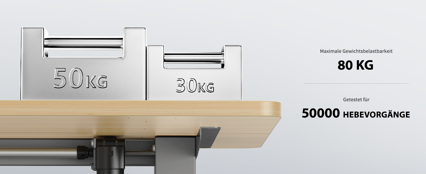 Рама для столу ErGear з регулюванням висоти, 4 пам'яті, чорна