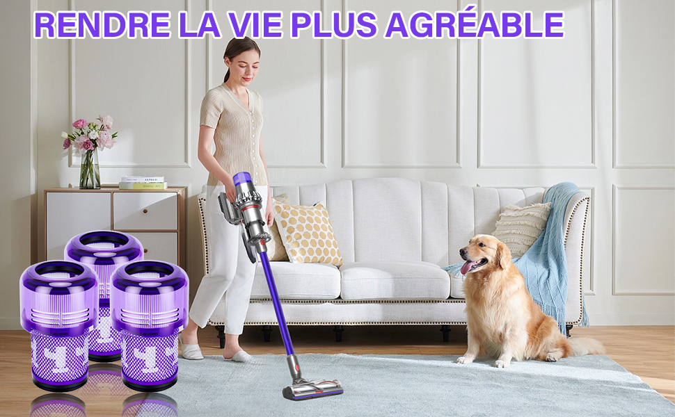 Фільтр Dyson 3 шт. , фільтр Dyson v12 для пилососів Dyson V12 Slim, V12 Detect Slim Vacuums, Dyson V12 Detect Slim, V12 Detect Slim Extra, змінний фільтр Dyson v12 Slim Absolute, заміна V12-3 шт.