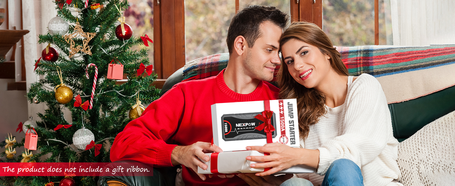 Powerbank Starthilfe NEXPOW 1500A: Зарядний пристрій для автомобіля, стартер, LED ліхтарик, USB, 12V, 1500A