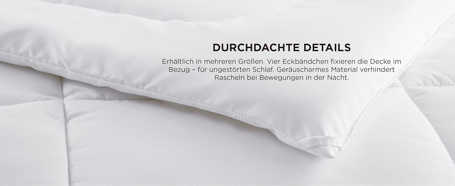 Всесезонна ковдра BEDSURE 240x220 см, біла стібана ковдра Oeko-TEX, середній рівень наповнення
