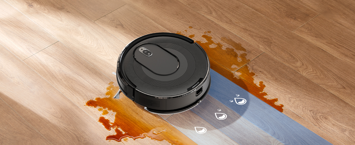 Робот-пилосос Vexilar W7 3-в-1 з функцією миття, 4000Pa, сумісний з Alexa/App, для тварин, килимів, твердих поверхонь