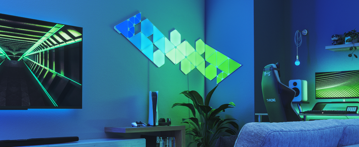 Смарт-трикутні світлодіодні панелі Nanoleaf  RGBW Wi-Fi