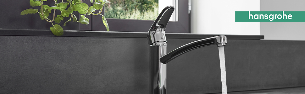 Змішувач для кухні hansgrohe Focus M41, поворотний на 360, хром, висота виливу 160 мм, без шлангової коробки