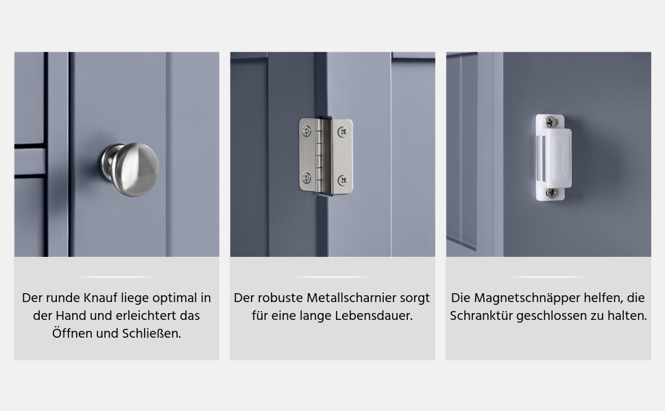 Шафа для ванної кімнати Yaheetech з 4 шухлядами та 2 дверцятами, підлогова шафа-комод для ванної, вітальні, коридору, кухні, білий, 81 x 30 x 83 см