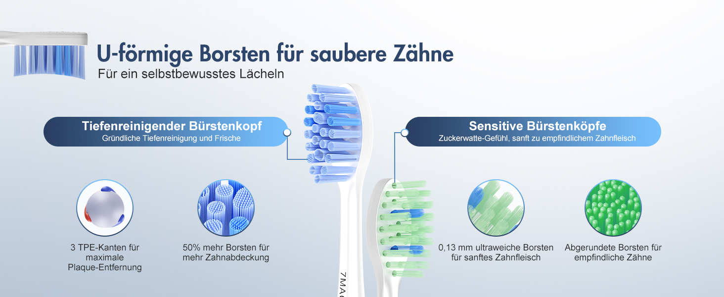 Електрична зубна щітка Sonic з 6 режимами, 3 інтенсивностями, 40000 вібрацій/хв, IPX7, акумулятор 90 днів, таймер, для подорожей, чорна