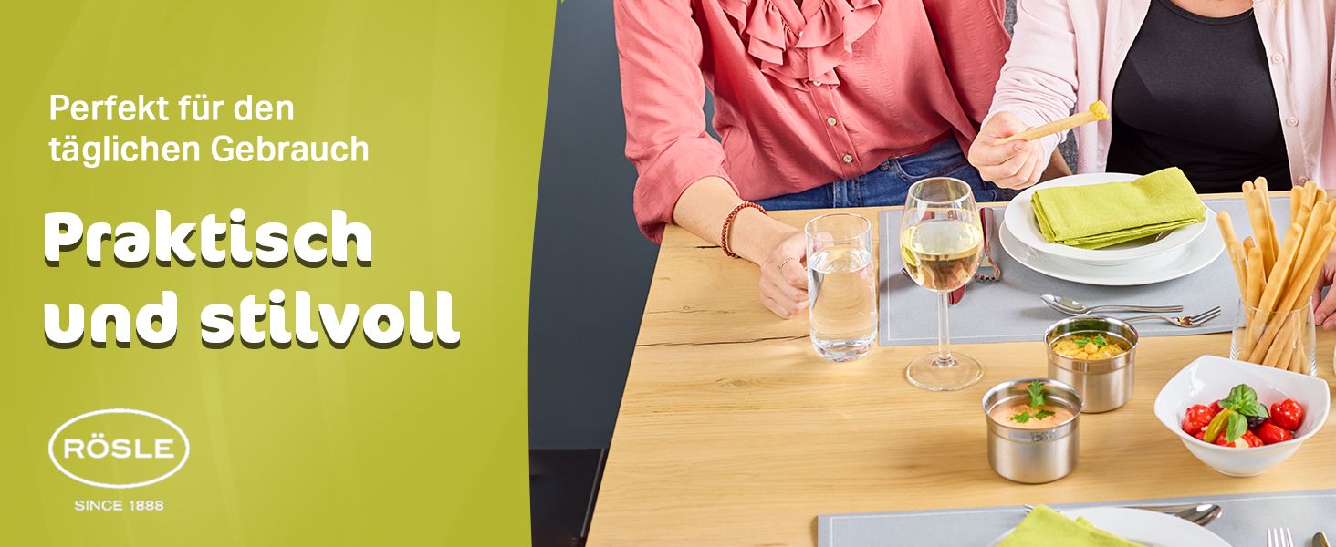 Набір столових приборів RöSLE ELEGANCE на 12 осіб (60 предметів) – високоглянцевий нержавіючий сталь 18/10, преміум якість, придатний для миття в посудомийній машині, в подарунковій коробці