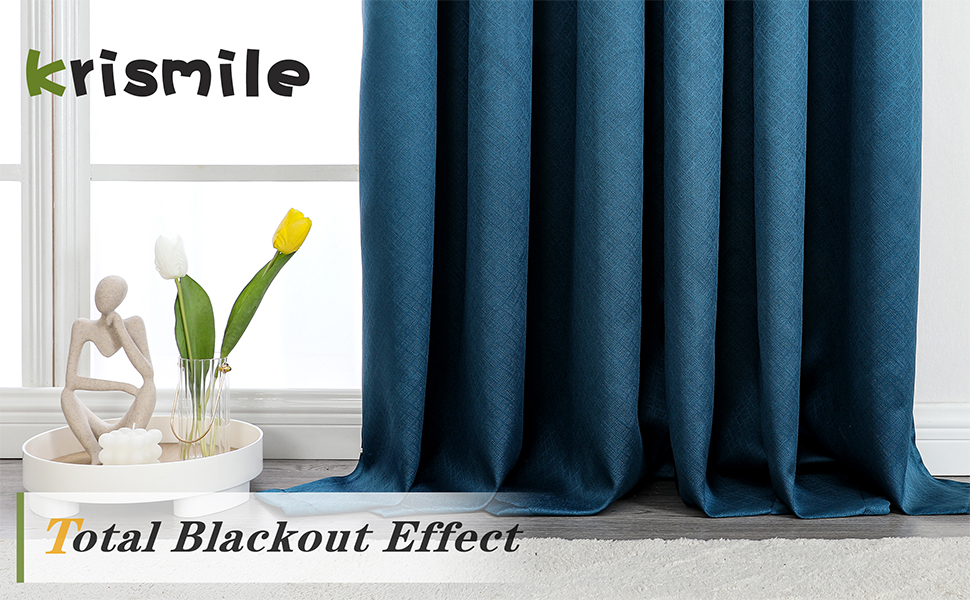 Штори Krismile Total Blackout, термоізольовані, 52x84', верблюжий бежевий, 2 панелі