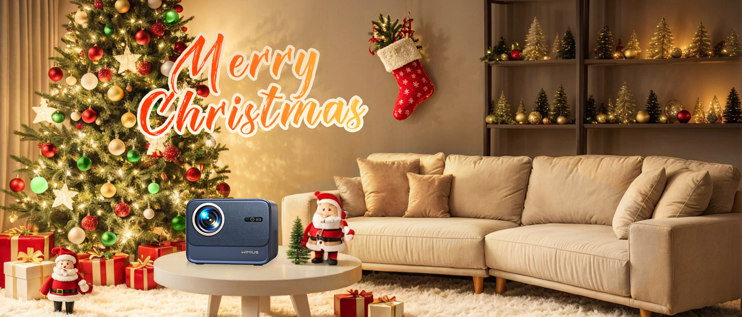 Beamer 4K з автофокусом та корекцією трапеції: проєктор для домашнього кінотеатру та перегляду з телефону (1080p, WiFi6, Bluetooth, Dolby Audio)