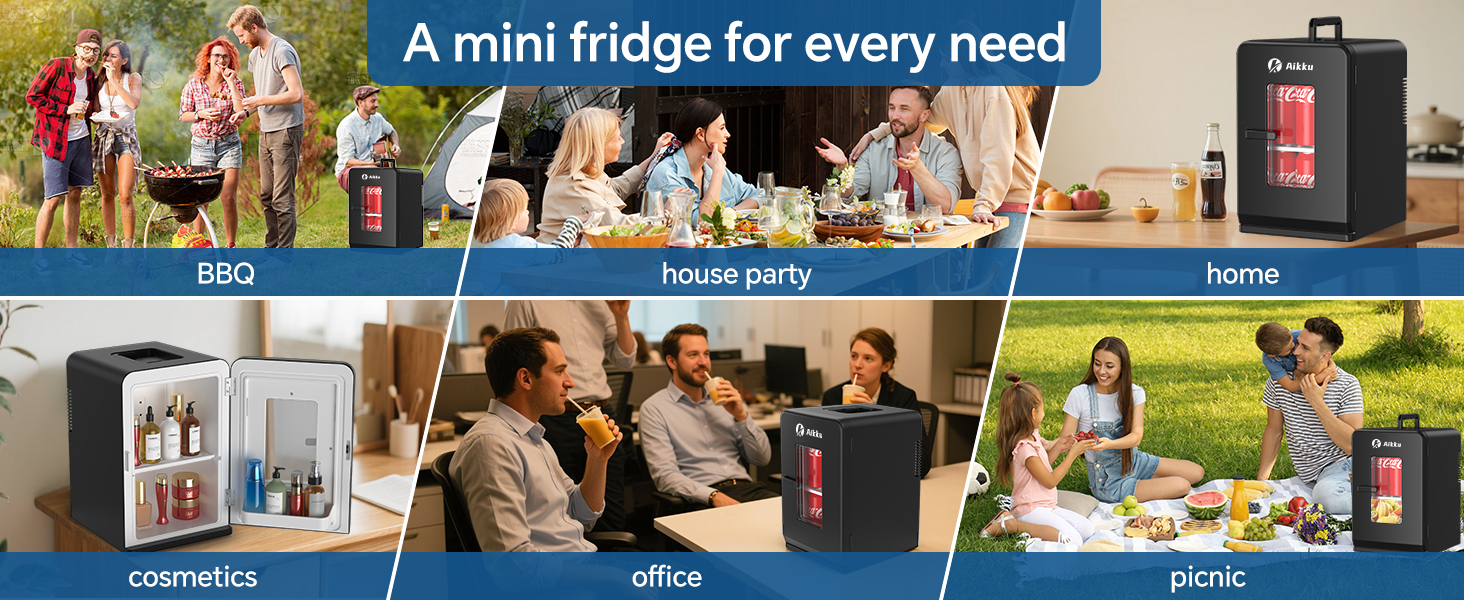 Автомобільний міні-холодильник 2 в 1 з функцією охолодження та підігріву, 15Л, 12V/220V для авто, дому та офісу, чорний