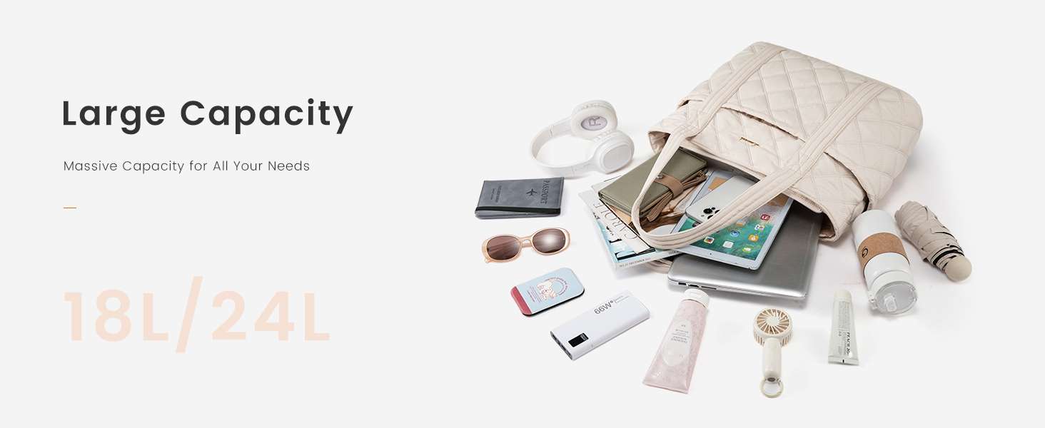 LOVEVOOK Сумка-шопер, велика, чорна (M, рожева): сумка для ноутбука 15.6