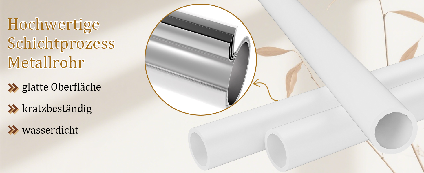 Підлогова вішалка для одягу Metall, стійка вішалка для курток, 175 см, білий колір, 39x26x175 см