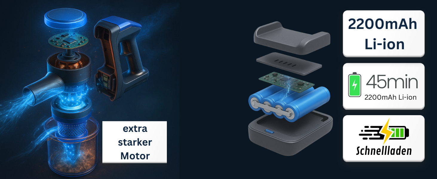 Акумуляторний пилосос 3-в-1 VARIO150: ручний, вертикальний, для килимів та підлоги, від тваринного волосся, до 45 хв роботи