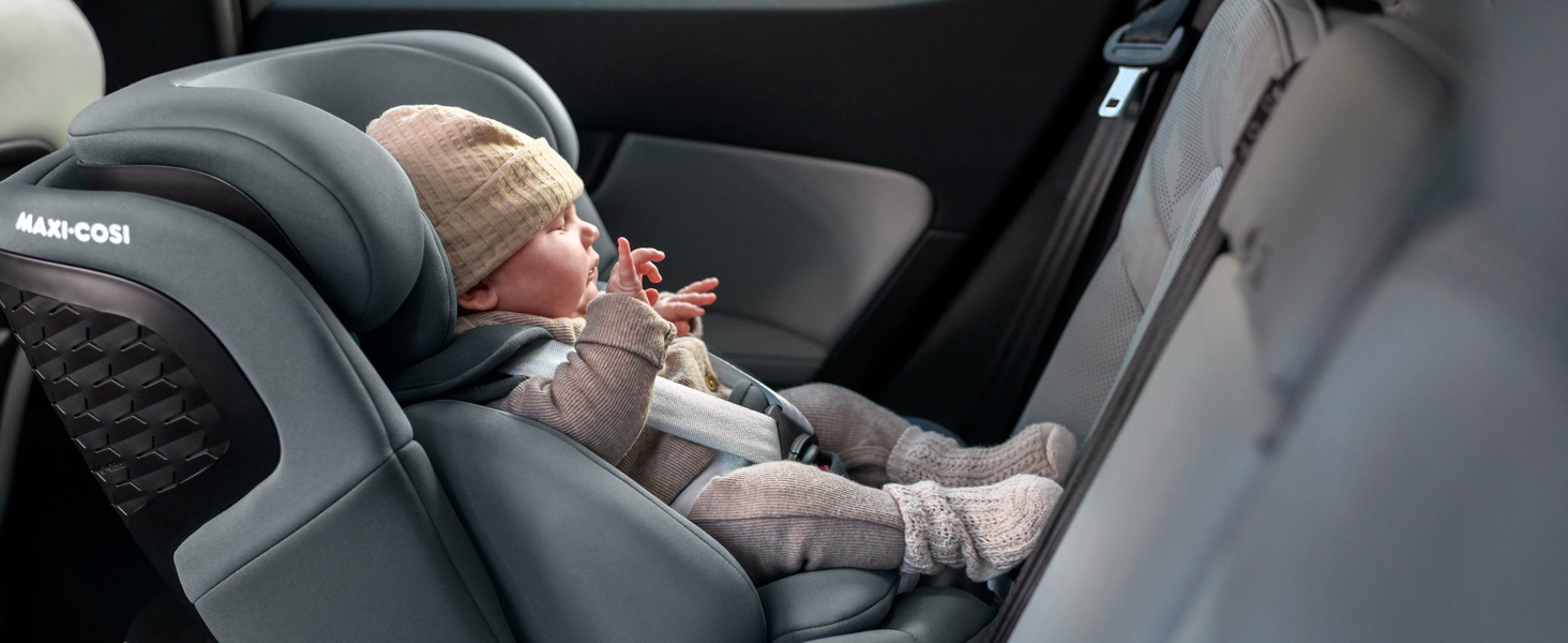 Дитяче автокрісло Maxi-Cosi Emerald 360 S i-Size (40–150 см), ISOFIX, Tonal Black