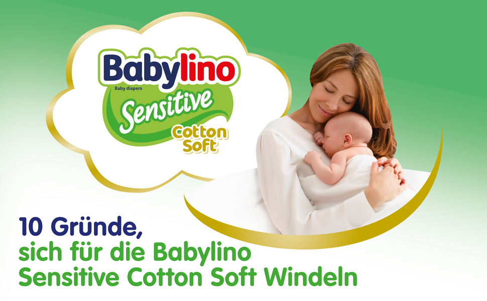 Дитячі підгузки Babylino Sensitive розмір 5 Junior (11-16 кг), 132 шт