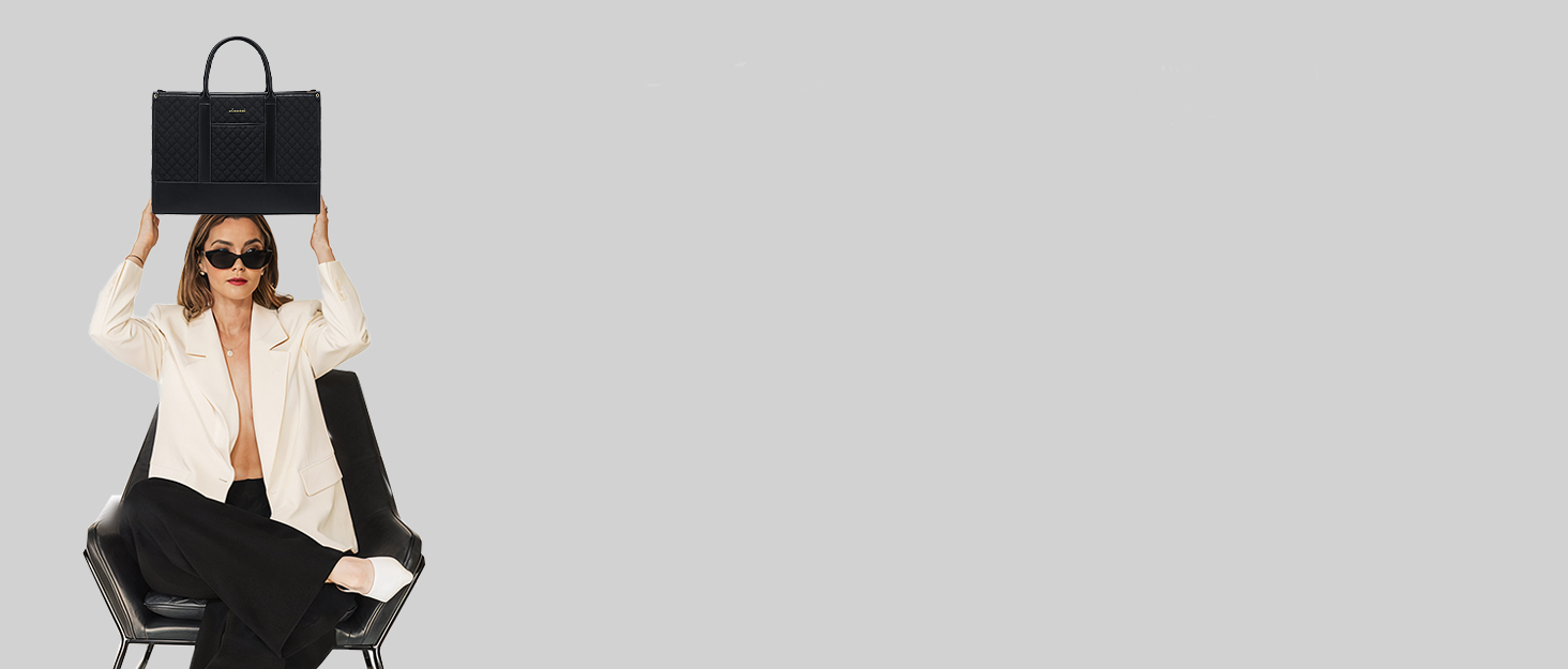 LOVEVOOK Сумка для ноутбука 15.6 дюймів, водонепроникна, для жінок, чорна, велика, ділова, шкіряна, для роботи, навчання, офісу, універсітету