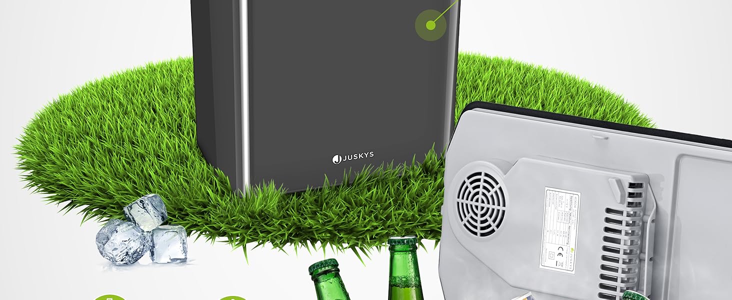 Автомобільний холодильник Juskys 24л 12/230V: термобокс для авто, кемпінгу, подорожей - охолодження та підігрів