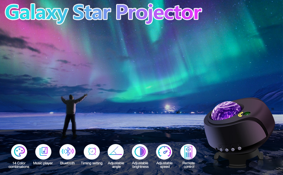 Проектор зоряного неба FLITI Led Galaxy Projector