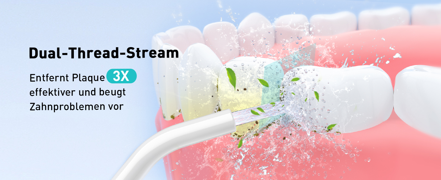 COSLUS Бездротовий електричний іригатор для рота: 4 режими, портативний, 300 мл резервуар, тестер-переможець, легкий у використанні, скребок для язика, догляд за зубами, для подорожей, світло-зелений (білий)